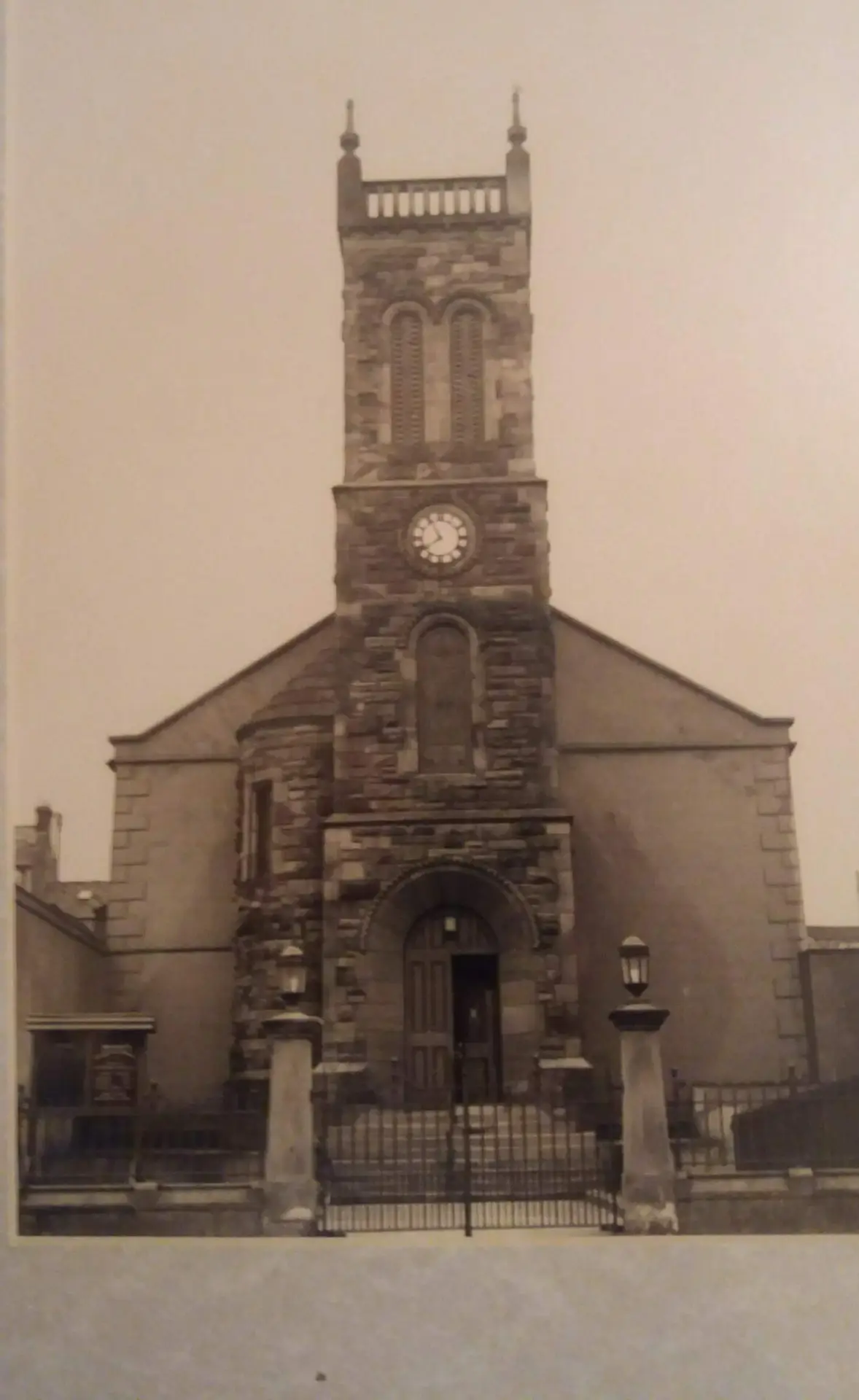 Historical photo of church